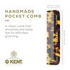 image:imageKent Set Mens Hair Pocket Combs 81T XSmall FOT All Fine Tooth 20T Fine Tooth Folding Comb Best Hair Beard and Mustache Grooming Kit for Travel and Home Care Handmade in EnglandYellow Tokyo