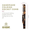 image:imageKent Set Mens Hair Pocket Combs 81T XSmall FOT All Fine Tooth 20T Fine Tooth Folding Comb Best Hair Beard and Mustache Grooming Kit for Travel and Home Care Handmade in EnglandYellow Tokyo