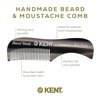image:imageKent Set Mens Hair Pocket Combs 81T XSmall FOT All Fine Tooth 20T Fine Tooth Folding Comb Best Hair Beard and Mustache Grooming Kit for Travel and Home Care Handmade in EnglandGraphite