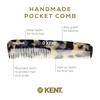 image:imageKent Set Mens Hair Pocket Combs Tortoise 81T XSmall FOT All Fine Tooth R7t Double Toothed Fine and Coarse Best Hair Beard and Mustache Grooming Kit for Travel and Home Care Handmade in EnglandWhite Tokyo