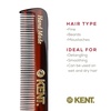 image:imageKent Slim Jim Handmade All Fine Tooth Pocket Comb for Men Hair Comb Straightener for Everyday Grooming Styling Hair Mustache and Beard Use Dry or with Balms Saw Cut Hand Polished Made in England1 Pack