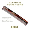 image:imageKent Slim Jim Handmade All Fine Tooth Pocket Comb for Men Hair Comb Straightener for Everyday Grooming Styling Hair Mustache and Beard Use Dry or with Balms Saw Cut Hand Polished Made in England6 Pack