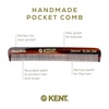 image:imageKent Slim Jim Handmade All Fine Tooth Pocket Comb for Men Hair Comb Straightener for Everyday Grooming Styling Hair Mustache and Beard Use Dry or with Balms Saw Cut Hand Polished Made in England1 Pack