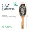image:imageKent V07 Vegan Boar Bristle Hair Brush Large Organic Hair Brush for Smoothing and Boosting Shine Eco Friendly Paddle Brush Ideal for All Hair TypesLarge Paddle