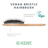 image:imageKent V07 Vegan Boar Bristle Hair Brush Large Organic Hair Brush for Smoothing and Boosting Shine Eco Friendly Paddle Brush Ideal for All Hair TypesLarge Porcupine