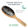 image:imageKent V07 Vegan Boar Bristle Hair Brush Large Organic Hair Brush for Smoothing and Boosting Shine Eco Friendly Paddle Brush Ideal for All Hair TypesLarge Paddle