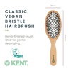 image:imageKent V07 Vegan Boar Bristle Hair Brush Large Organic Hair Brush for Smoothing and Boosting Shine Eco Friendly Paddle Brush Ideal for All Hair TypesLarge Porcupine