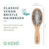 image:imageKent V07 Vegan Boar Bristle Hair Brush Large Organic Hair Brush for Smoothing and Boosting Shine Eco Friendly Paddle Brush Ideal for All Hair TypesSmall Porcupine
