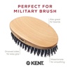 image:imageKent V22 Vegan Boar Bristle Hair Brush and Beard Brush for Men Eco Friendly Wave Brush and Travel Brush for Smoothing Hair and Taming Beards 85PF22  FOT  81T
