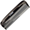 image:imageKent 12T Wide Tooth Detangling Comb  Handmade Pocket Comb for Thick Curly and Wavy Hair Large Tooth for Grooming Hair Beard and Mustache  SawCut and Hand PolishedGraphite