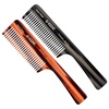 image:imageKent 91T TW Detangler Comb for Women Wide Tooth Hair Comb for Curly and Wavy Hair  for use in Dry or Wet Hair Large Handle Shower Comb for Effective Detangling Handmade Sawcut and PolishedMulti