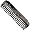 image:imageKent 93T Tortoiseshell Beard Comb for Men  Wide Tooth Mens Comb Ideal For Mustaches and Beards and Facial Hair Small Pocket Sized Travel Detangler Combs SawCut Hand Polished Made in EnglandGraphite