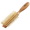 image:imageKent LC7 Half Radial Hair Brushes for Women Curling Hair Brush Made of Cherrywood  White Natural Boar Bristle Hairbrush Adds Volume to Shoulder Length Hair  Salon Style Pure Wood Brush from KentLC7