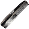 image:imageKent R7T Black Graphite Fine and Wide Tooth Hair Comb Handmade Pocket Comb for Men Best Beard and Mustache Comb for Everyday Grooming and Styling Sawcut Made in EnglandGraphite