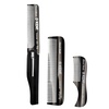 image:imageKent Set Mens Hair Pocket Combs 81T XSmall FOT All Fine Tooth 20T Fine Tooth Folding Comb Best Hair Beard and Mustache Grooming Kit for Travel and Home Care Handmade in EnglandGraphite