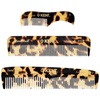 image:imageKent Set Mens Hair Pocket Combs Tortoise 81T XSmall FOT All Fine Tooth R7t Double Toothed Fine and Coarse Best Hair Beard and Mustache Grooming Kit for Travel and Home Care Handmade in EnglandYellow Tokyo