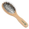 image:imageKent V07 Vegan Boar Bristle Hair Brush Large Organic Hair Brush for Smoothing and Boosting Shine Eco Friendly Paddle Brush Ideal for All Hair TypesSmall Porcupine