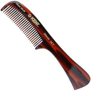 image:imageKent 14T Tortoise Large Detangling Comb Wide Teeth for Long Thick Curly Wavy Hair Hair Detangler Comb For Wet and Dry SawCut from Cellulose and Hand Polished Handmade in England6 Pack