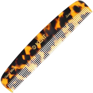 image:imageKent 7T TW Handmade All Fine Tooth Pocket Comb for Men Hair Comb Straightener for Everyday Grooming Styling Hair Mustache and Beard Use Dry or with Balms Saw Cut and Hand Polished Made in EnglandYellow Tokyo