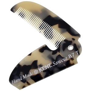 image:imageKent 87T Black Graphite Handmade Folding Pocket Comb for Men Fine Tooth Hair Comb Straightener for Everyday Grooming Styling Hair Beard or Mustache Saw Cut Hand Polished Made in EnglandWhite Tokyo