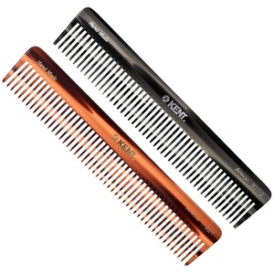 image:imageKent 92T Tortoise Wide Tooth Detangler Combs for Men and Women Hair Comb for Curly and Wavy Hair and Wet or Dry Large Wide Tooth Dressing Comb Handmade SawCut Hand polished Made in EnglandMulti