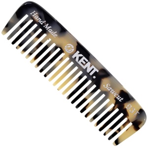 image:imageKent 93T Tortoiseshell Beard Comb for Men  Wide Tooth Mens Comb Ideal For Mustaches and Beards and Facial Hair Small Pocket Sized Travel Detangler Combs SawCut Hand Polished Made in EnglandWhite Tokyo