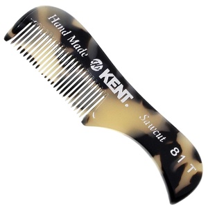 image:imageKent A 81T TW XSmall Mens Beard Mustache Pocket Comb Fine Toothed Pocket for Facial Hair Grooming and Styling HandMade of Quality Cellulose Acetate Sawcut Hand Polished Made in EnglandWhite Tokyo