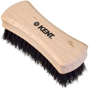 image:imageKent BRD2 Boar Bristle Beard Brush for Men  Specially Cut Natural White Boar Bristle for Flawless Shaping and Grooming Ergonomic PistolLike Grip Wood Handle Dry or Wet Beard Distributes OilsBRD6