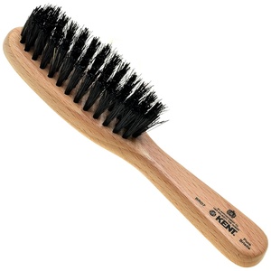 image:imageKent BRD2 Boar Bristle Beard Brush for Men  Specially Cut Natural White Boar Bristle for Flawless Shaping and Grooming Ergonomic PistolLike Grip Wood Handle Dry or Wet Beard Distributes OilsBRD7