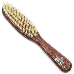 image:imageKent LR31 Hair Brushes for Women Dark Wood Straightener Hair Brush  Black Boar Bristle Travel Size Hairbrush for Styling Short to Medium Hair  Dry Brush for Styling Straightening Stimulating OilsLR23