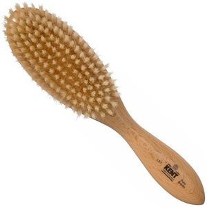 image:imageKent LS7 Finest Satin Wood Oval Hair Brushes for Women  Natural White Boar Bristle Hairbrush for Medium or Thick Hair of All Lengths  Dry Brush for Styling Straightening LS7  Hairbrush CleanerLS7