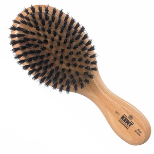 image:imageKent OG1 Finest Mens Hair Brush and Facial Brush for Beard Care  100 Natural Black Boar Bristle Brushs for Mens Grooming 360 Wave and Beard Straightener For Mens Hair CareOG1