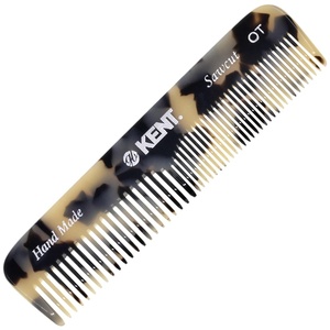 image:imageKent OT Tortoise Pocket Comb  Handmade Fine and Wide Tooth Hair Comb for Men Women and Kids  Travel Beard and Mustache Comb  Saw Cut and Hand Polished Made in EnglandWhite Tokyo