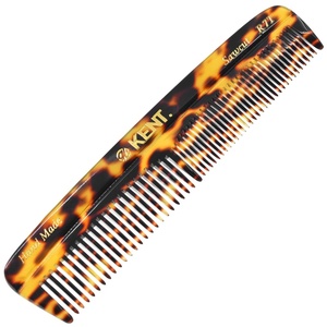 image:imageKent R7T Fine and Wide Tooth Hair Comb Handmade Pocket Comb for Men Beard and Mustache Combs for Everyday Grooming and Styling Sawcut Kent Combs Made in EnglandYellow Tokyo