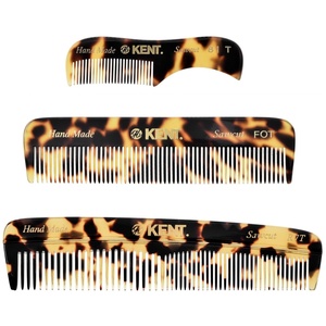 image:imageKent Set Mens Hair Pocket Combs Tortoise 81T XSmall FOT All Fine Tooth R7t Double Toothed Fine and Coarse Best Hair Beard and Mustache Grooming Kit for Travel and Home Care Handmade in EnglandYellow Tokyo