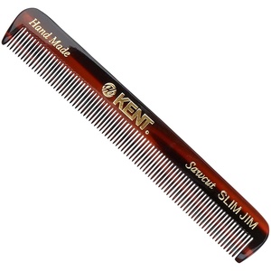 image:imageKent Slim Jim Handmade All Fine Tooth Pocket Comb for Men Hair Comb Straightener for Everyday Grooming Styling Hair Mustache and Beard Use Dry or with Balms Saw Cut Hand Polished Made in England6 Pack