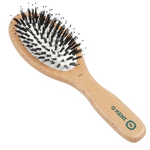 image:imageKent V07 Vegan Boar Bristle Hair Brush Large Organic Hair Brush for Smoothing and Boosting Shine Eco Friendly Paddle Brush Ideal for All Hair TypesSmall Porcupine