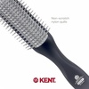 image:imageKent KFM2 Gel Styling Hair Brush for Men  9 Row Mens Hair Brush with Ionic Anti Static Bristles Great for a Daily Mens Styling Brush  Kent Brush Detangling and Smoothing Long or Thick Hair