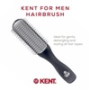 image:imageKent KFM2 Gel Styling Hair Brush for Men  9 Row Mens Hair Brush with Ionic Anti Static Bristles Great for a Daily Mens Styling Brush  Kent Brush Detangling and Smoothing Long or Thick Hair