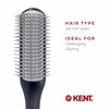 image:imageKent KFM2 Gel Styling Hair Brush for Men  9 Row Mens Hair Brush with Ionic Anti Static Bristles Great for a Daily Mens Styling Brush  Kent Brush Detangling and Smoothing Long or Thick Hair