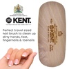 image:imageKent FD3 Luxury Beechwood Body Scrubbing Exfoliating BathShower Brush with 100 Pure White Bristle and Kent NB4 Natural Bristle Fingernail Brush and Hand Scrub Brush for Nails