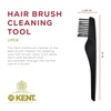 image:imageKent LPC2 Hair Brush Cleaning Tool and Hairbrush Cleaner Rake for Hair Removal and Brush Rake for Removing Hairs and Dandruff from Brushes Combs and Grooming Tools