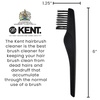 image:imageKent OS11 Military Club Hair Brush and Facial Brush for Hair and Beard Care  LPC3 Brush Cleaner Exfoliating Natural Boar Bristle Brush for Mens Grooming and Beard Straightener Made in England