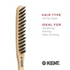 image:imageKent PF15 Teasing Edge Control Boar Bristle Hair Brush and Nylon Hair Brushes for Women Volume Control Edge Control Brush and Back Combing Brush Teasing Brushes Made in England