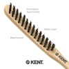 image:imageKent PF15 Teasing Edge Control Boar Bristle Hair Brush and Nylon Hair Brushes for Women Volume Control Edge Control Brush and Back Combing Brush Teasing Brushes Made in England